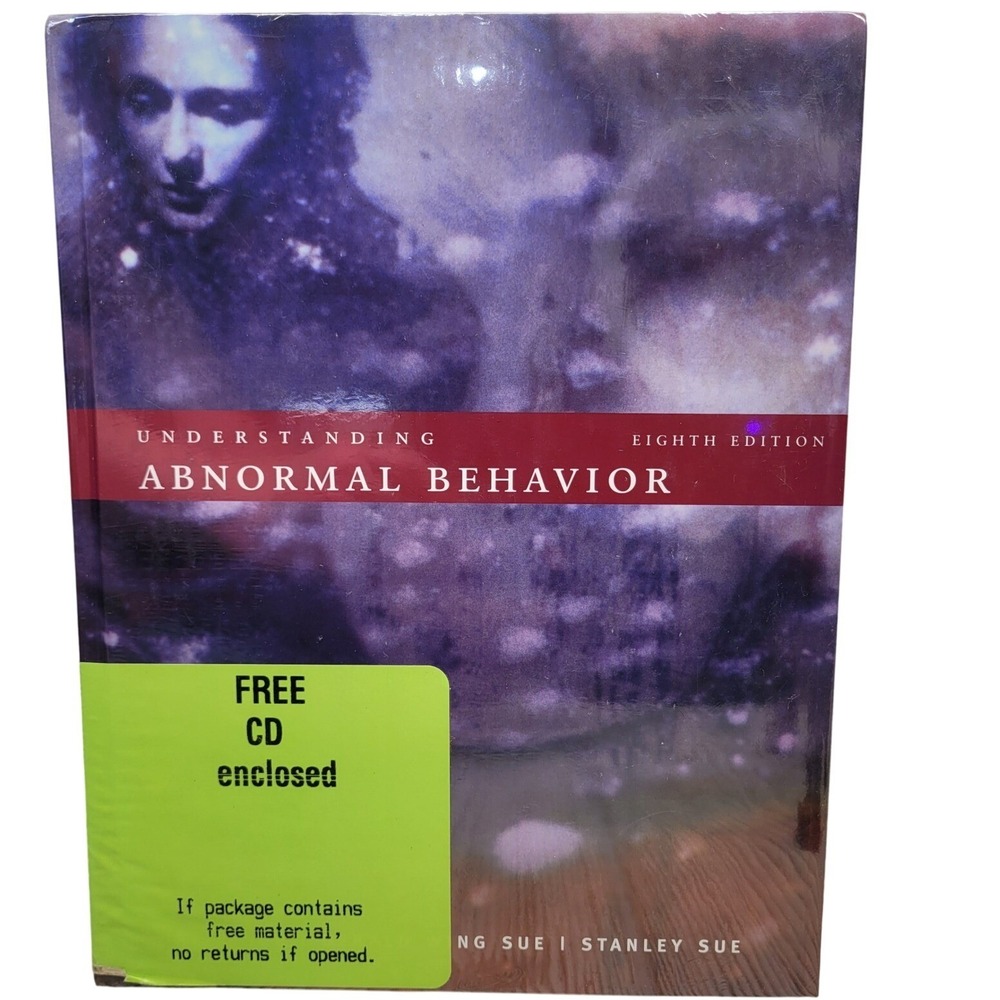 Understanding Abnormal Behavior Eighth Edition Textbook Psychology CD Sue School